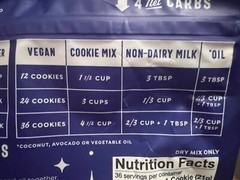 Keto Low Carb Chocolate Chip Cookie Mix Sugar / Grain free Non GMO ~7 lbs 4 Pack