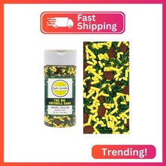 Mystic Sprinkles The Big Football Game Jimmy Mix 3oz Bottle (Green & Yellow Spri