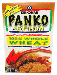 Kikkoman Panko Japanese Style Bread Crumbs 100% Whole Wheat 8 oz breadcrumbs