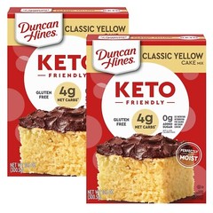 Duncan Hines Keto-Friendly Yellow Cake Mix Gluten Free, 0 Sugar (2 Pk) MAY 2024