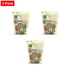 365 By WFM, Organic Light Brown Sugar, 24 Ounce – 3 Pack