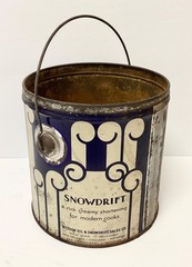 Vintage 3-Pound SNOWDRIFT Cake Biscuit Pastry & Frying Can C6