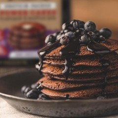 Protein Pancake Power Flapjack Waffle Baking Mix Dark Chocolate 18 Ounce Pack 6