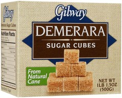 Gilway Demerara Sugar Cubes, 1.5 Ounces