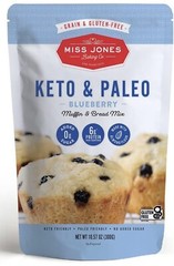 Miss Jones Baking Keto Blueberry Muffin Mix – Gluten Free, Low Carb, No Sugar Ad