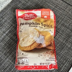 Betty Crocker Pumpkin Spice Cookie Mix LIMITED EDITION 17.5oz