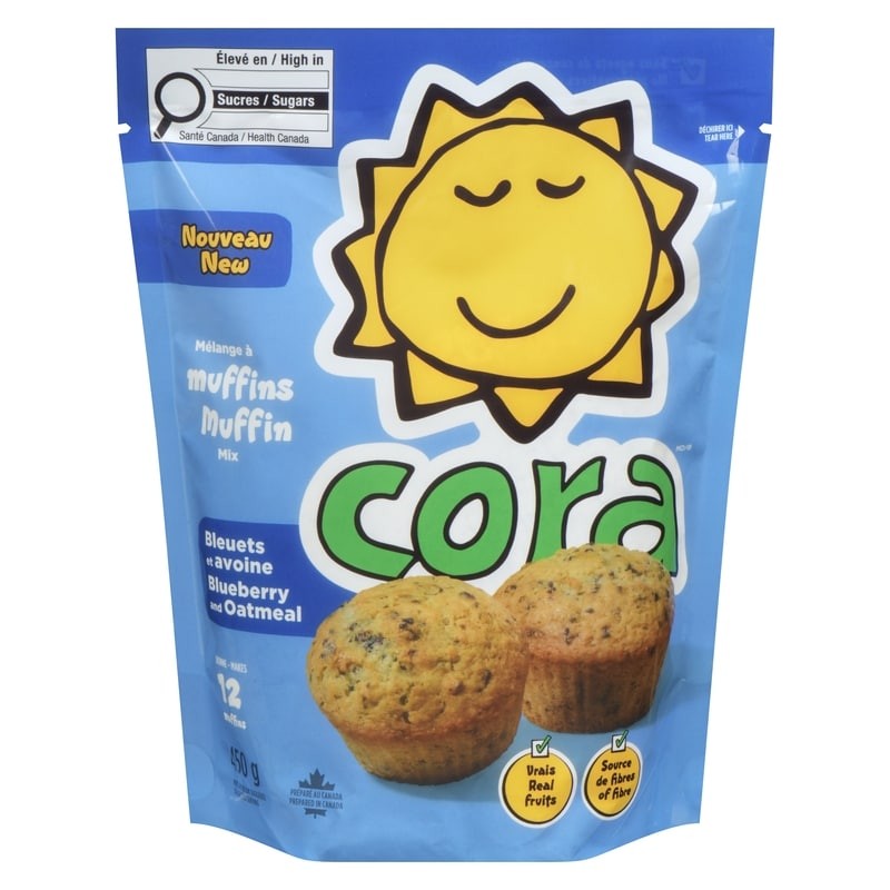 Cora Muffin Mix Blueberry And Oatmeal