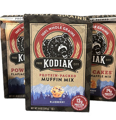 Kodiak Cakes (2) Blueberry Power Cakes + (1) Blueberry Muffin Mix Protein Packed