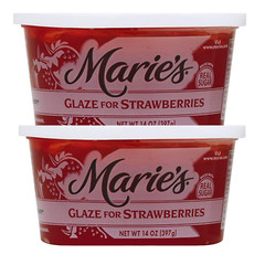 Marie’s Pie Glaze for Strawberry for Pies, Cakes, Tarts, Parfaits, Sundaes 14 Oz