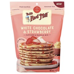 Pancake & Waffle Mix, White Chocolate & Strawberry, 20 oz (567 g)