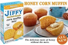 6 PACK- Jiffy Honey Corn Muffin Mix Made With Real Honey, 8.5 Oz. Box