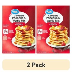 Great Value Pancake & Waffle Mix Extra Fluffy 5 lb Pack of 2 Original