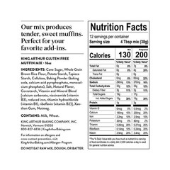 Gluten-Free Banana Bread & Muffin Mix, Non-GMO, Certified Kosher, 16 Oz