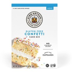 King Arthur GlutenFree Cake Mix, Confetti, 18 oz