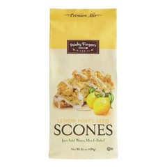 Lemon Poppy Seed Scones Sticky Fingers Bakeries 2 pack 16 oz.