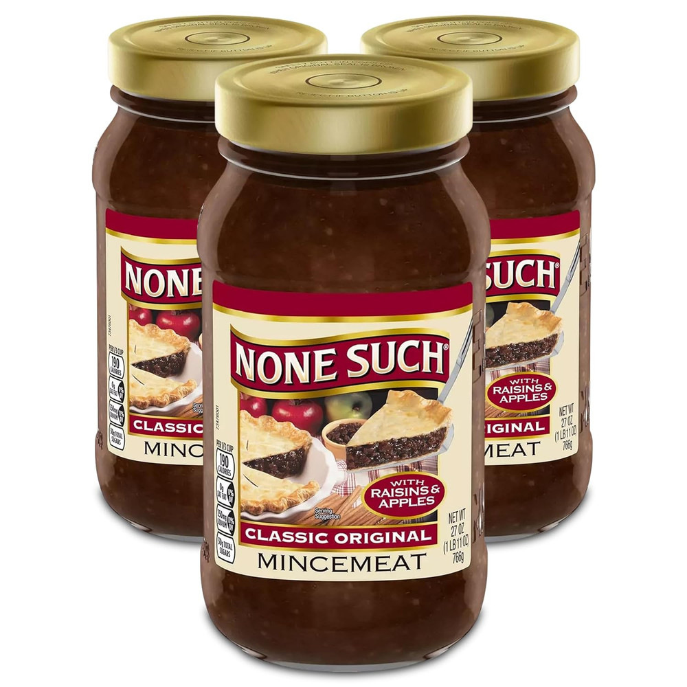 Classic Original Mincemeat with Raisins and Apples, 27 Ounce (Pack of 3)