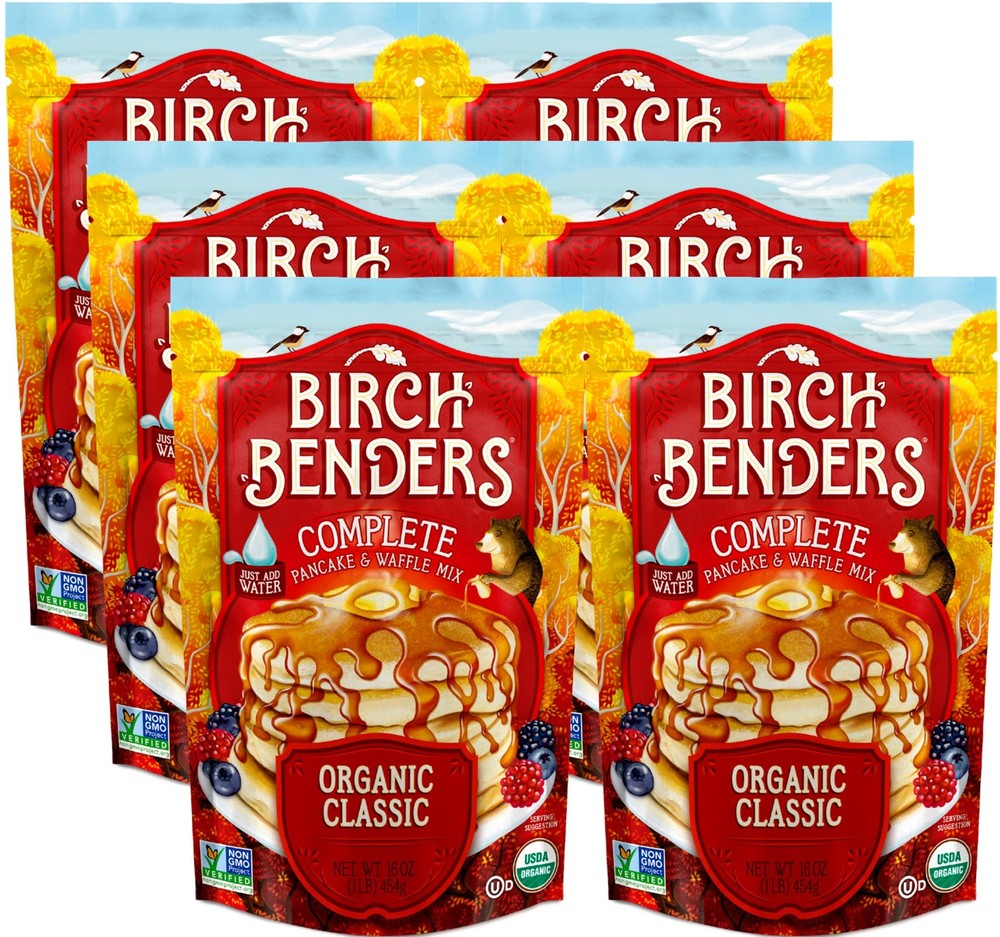 (Pack of 6) Birch Benders Classic Pancake Mix Add Water 16 Oz