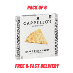 Cappellos Naked Pizza Crust, 6 Ounce (Pack of 6)