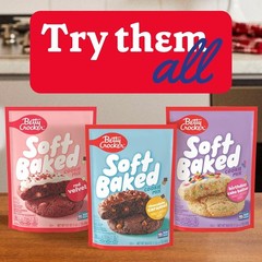Soft Baked Cookie Mix, Birthday Cake Batter Flavored, 16.8 oz