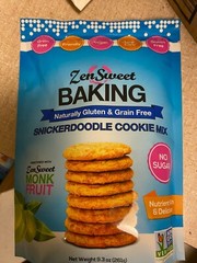 ZenSweet Baking Gluten and Grain Free, Snickerdoodle cookie mix Exp 11/23