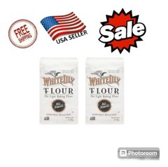 (2 Pack) White Lily All Purpose Flour, 5 lb Bag Fast Shipping