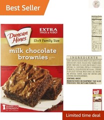 Duncan Hines 18 oz. Milk Chocolate Brownie Mix – Easy & Delicious Dessert