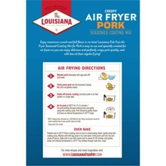 Louisiana Fish Fry Air Fryer Seasoned Coating Mix for Pork