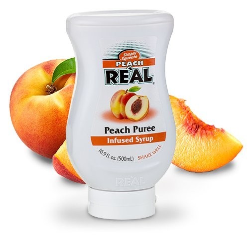 TableTop King Peach Real 16.9 fl. oz. Infused Syrup