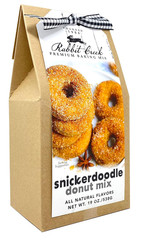 Rabbit Creek Snickerdoodle Donuts Mix – with Dusting Sugar Included – Baked Donu