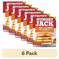 (6 Pack) Complete Buttermilk Pancake Mix and Waffle Mix, 32 Oz Box.