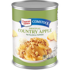 Duncan Hines Comstock Original Country Apple Pie Filling Topping Can 21oz
