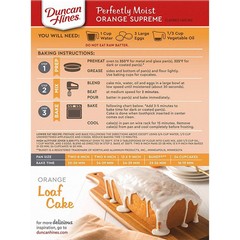 Duncan Hines Signature Perfectly Moist Orange Supreme Cake Mix 15.25 oz (3 Pk)