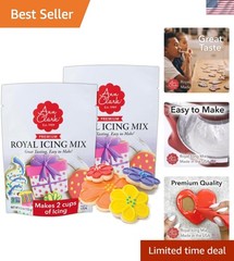 Ann Clark 32 oz Royal Icing Mix – Non-GMO, Gluten-Free, Perfect for Decorating
