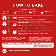 (12 pack) Brownie Mix, Chewy Fudge, Easter Baking, 18.3 oz.