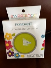 New Tylina Sweetshop Fondant Lime Green Resealable Easy to Use 4 Oz (1 Box) NIB