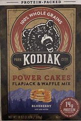 Kodiak Protein Power Cakes BLUEBERRY Pancake Flapjack & Waffle Mix 18 oz Box