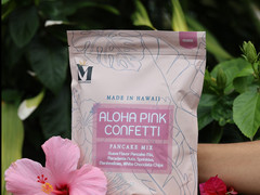 Makamaka ALOHA PINK CONFETTI PANCAKE MIX 8 oz. Made in Hawaii