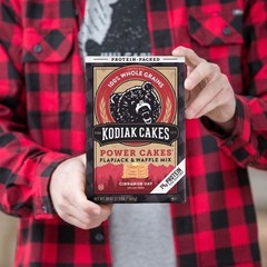 Kodiak Cakes Cinnamon Oat Flapjack Power Cakes, 20 Ounces, 6 Packs Per Case