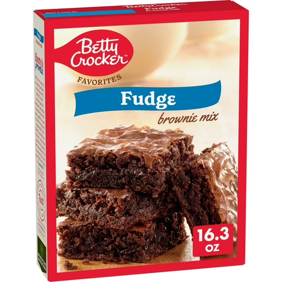 (2 Pack) Betty Crocker Favorites Fudge Brownie Mix, 16.3 oz