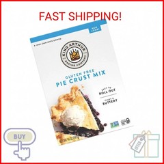 King Arthur Flour Gluten Free Pie Crust Mix, Packaging May Vary, 14 Oz