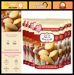 Gluten Free Sweet Corn Muffin Mix – Non-GMO, Kosher, Rice & Peanut Free, 9.16oz