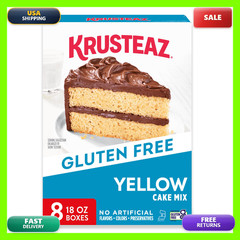 Krusteaz Gluten Yellow Cake Mix No Artificial Flavors Colors Or Preservatives