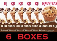 Krusteaz Chocolate Chunk Muffin Mix Real Chocolate Chunks 18.25 oz Box – 6 PACK