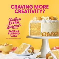 (4 pack) Dolly Parton’s Favorite Banana Flavored Cake Mix, 15.25 oz.