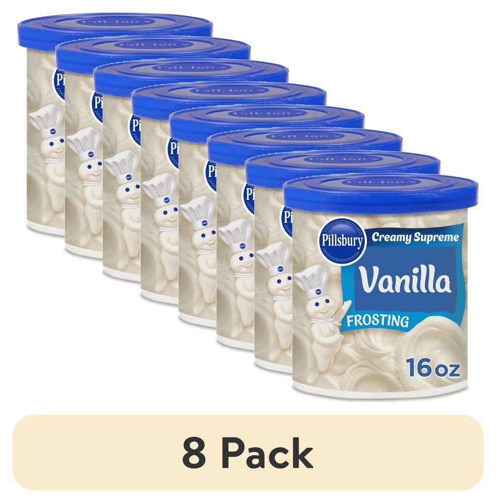 Creamy Vanilla Frosting Icing 16 oz Tub Cake Decorating Dessert