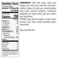 Krusteaz Gluten Free Cinnamon Swirl Cake Mix Double Chocolate Brownie Mix Box