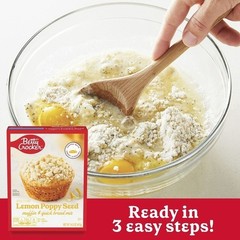 Muffin Quick Bread Mix Lemon Poppy Seed Streusel 6 Pack 14.5 oz Easy Bake New