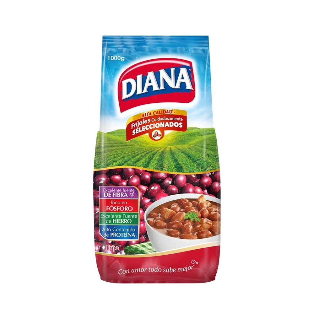 Colombian Selected Diana red ball beans x1000g Frijol bola roja