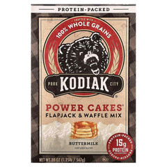 Kodiak, Power Cakes Flapjack and Waffle Mix, 20 Ounce