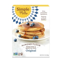 Almond Flour Pancake & Waffle Mix Gluten Free Plant Based Paleo 10.7 oz